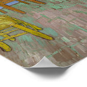 Poster Chambre à Arles avec chat noir - Van Gogh (Coin)