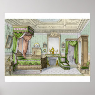 Poster Chambre à coucher dans le style de la Renaissance