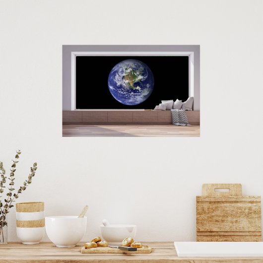 Poster Chambre avec vue. (Cuisine)