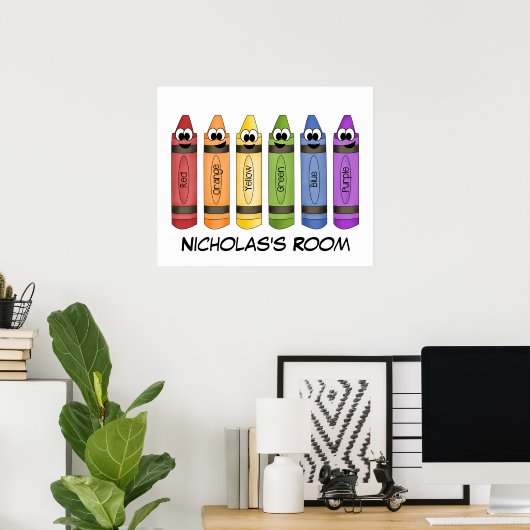 Poster Chambre Crayons (Bureau à domicile)