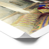 Poster Chambre dans un couvent arménien, à Jérusalem (cou (Coin)