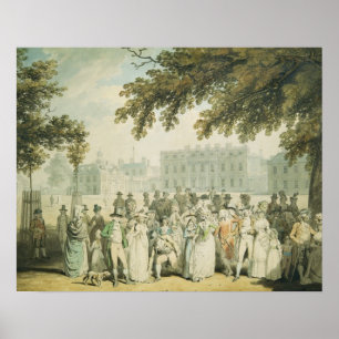 Poster Chambre de Buckingham, le parc de St James, 1790