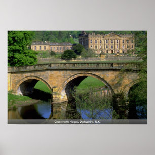 Poster Chambre de Chatsworth, Derbyshire, R-U