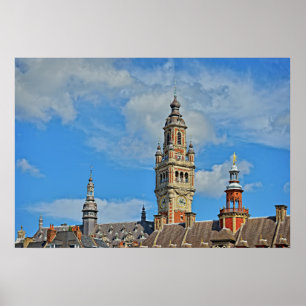 Poster Chambre de Commerce de la ville de Lille, France