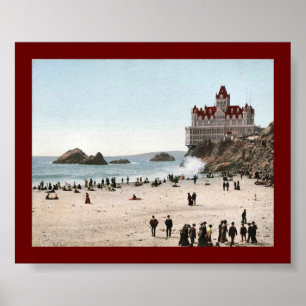 Poster Chambre de falaise, San Francisco 1902
