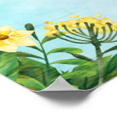 Poster Chambre de nursery Hippopotame mignon (Coin)