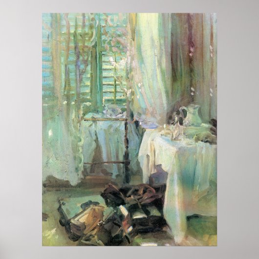 Poster Chambre d'hôtel par John Singer Sargent (Devant)