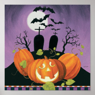 Poster Chambre hantée par Halloween éffrayante