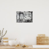 Poster Chambre Lit (Cuisine)