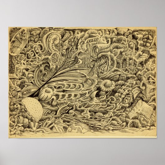 Poster Chambre malade, par Brian Benson (Devant)