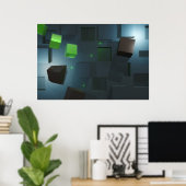 Poster chambre noire (Bureau à domicile)