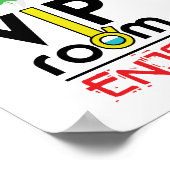 Poster Chambre VIP, Amicale, Profitez (Coin)