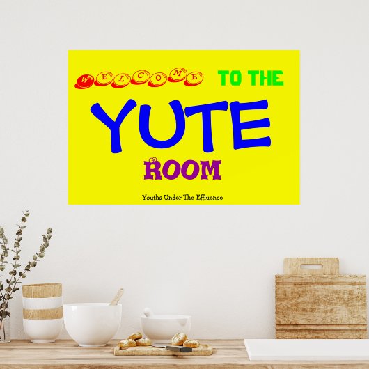 Poster Chambre Yute (Cuisine)