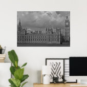 Poster Chambres du Parlement de Londres et Big Ben (Bureau à domicile)
