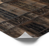 Poster Chambres du Parlement et Big Ben Uk (Coin)