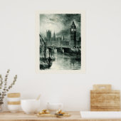 Poster Chambres du Parlement, Londres (Cuisine)