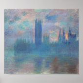 Poster Chambres du Parlement (Londres), Monet (Devant)