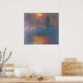 Poster Chambres du Parlement, Londres par Claude Monet (Cuisine)