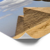 Poster Chameau devant les pyramides de Gizeh, Egypte, (Coin)