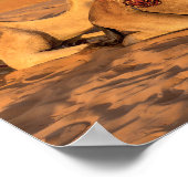 Poster Chameaux dans le désert d'Oman (Coin)