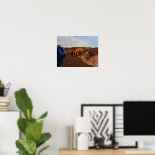 Poster Chameaux dans le Sahara (Bureau à domicile)