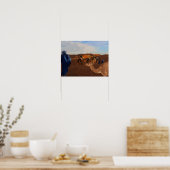 Poster Chameaux dans le Sahara (Cuisine)