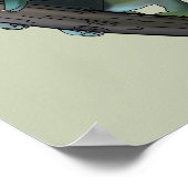 Poster Chameleon de Cute Jackson (Coin)