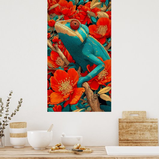 Poster Chameleon in Technicolor (Cuisine)