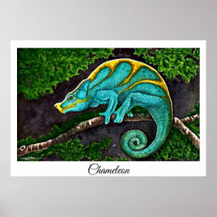 Poster Chameleon Life