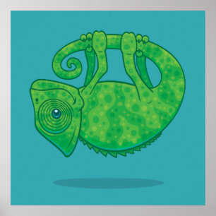 Poster Chameleon magique