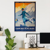 Poster Chamonix (Bureau à domicile)