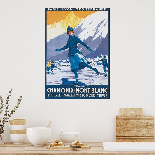 Poster Chamonix (Cuisine)