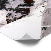 Poster Chamonix Aiguille du Midi Mont Blanc Massif France (Coin)