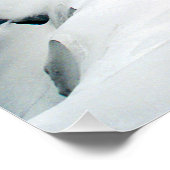 Poster Chamonix Aiguille du Midi Mont Blanc Massif France (Coin)