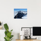Poster Chamonix des Alpes françaises (Bureau à domicile)