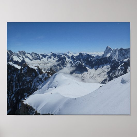 Poster Chamonix des Alpes françaises (Devant)
