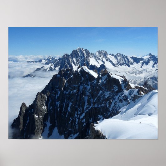 Poster Chamonix des Alpes françaises (Devant)