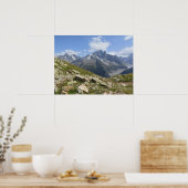 Poster Chamonix des Alpes françaises (Cuisine)