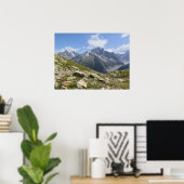 Poster Chamonix des Alpes françaises (Bureau à domicile)