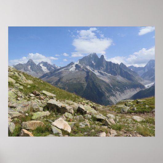 Poster Chamonix des Alpes françaises (Devant)