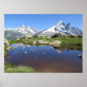 Poster Chamonix des Alpes françaises (Devant)