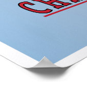 Poster Chamonix, France, Ski (Coin)