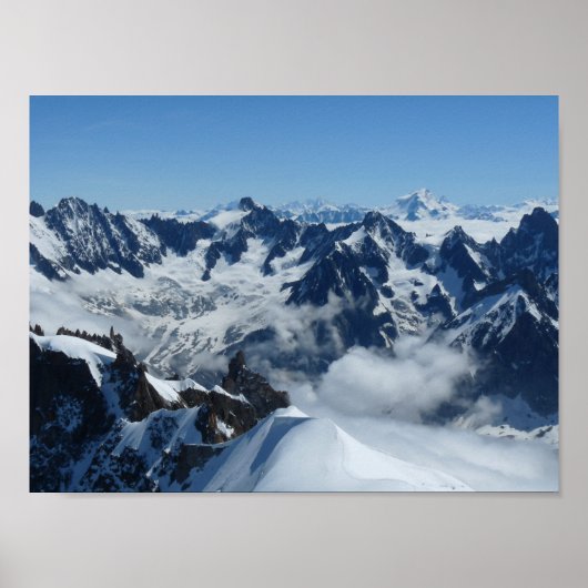 Poster Chamonix Mont Blanc (Devant)