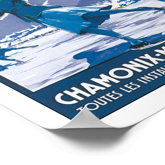Poster Chamonix-Mont-Blanc (Coin)