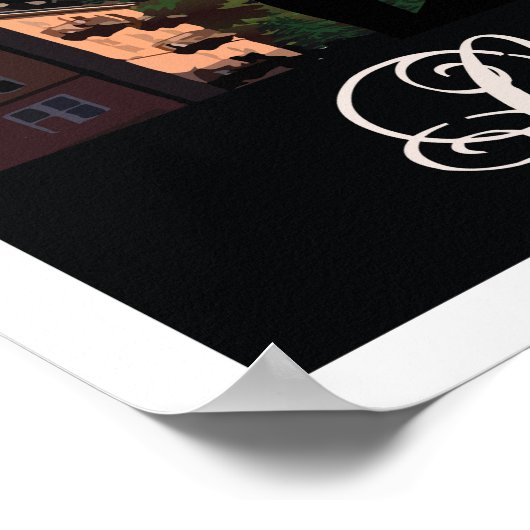 Poster Chamonix, Mont Blanc, Voyage (Coin)