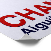 Poster Chamonix Station de ski France (Coin)