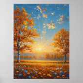 Poster Champ Automne (Devant)