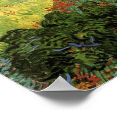 Poster Champ avec les papillons Van Gogh Art (Coin)