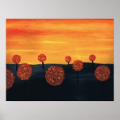 Poster Champ d'arbres (Devant)