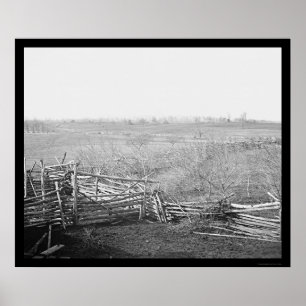 Poster Champ de bataille Bull Run 1861